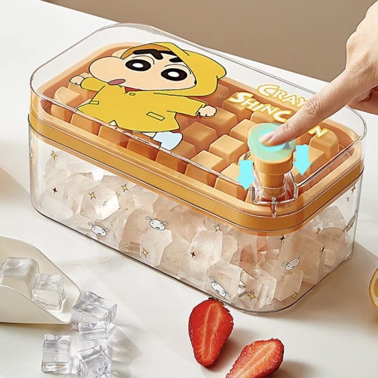 正版授權✨蠟筆小新 按壓 製冰盒 廚房小物