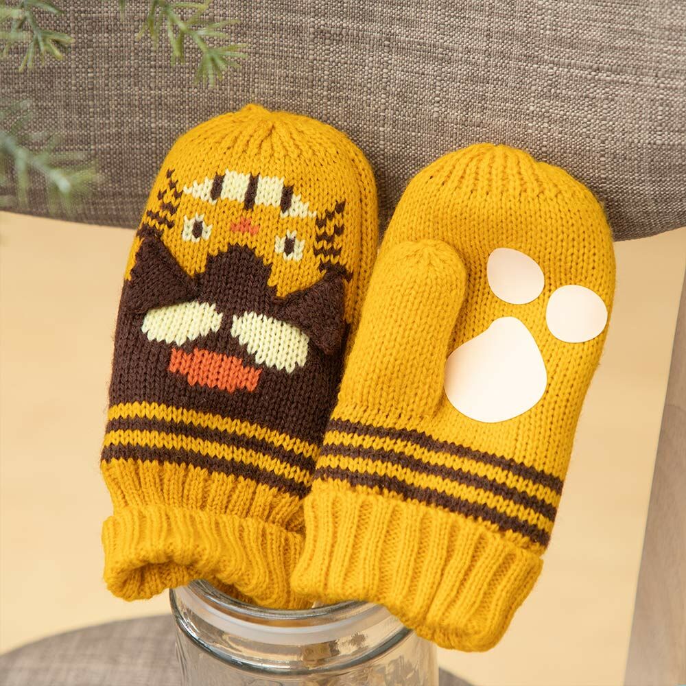 針織手套 龍貓 貓巴士 