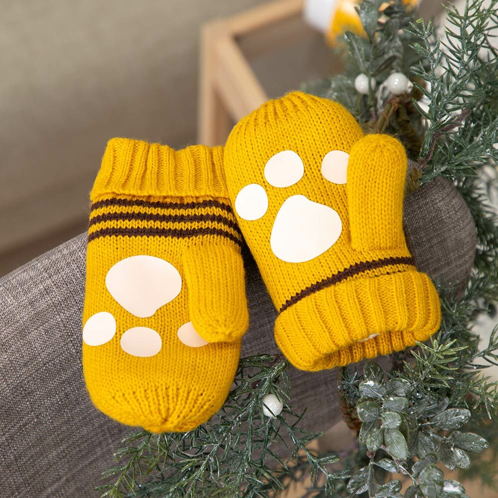 針織手套 龍貓 貓巴士 