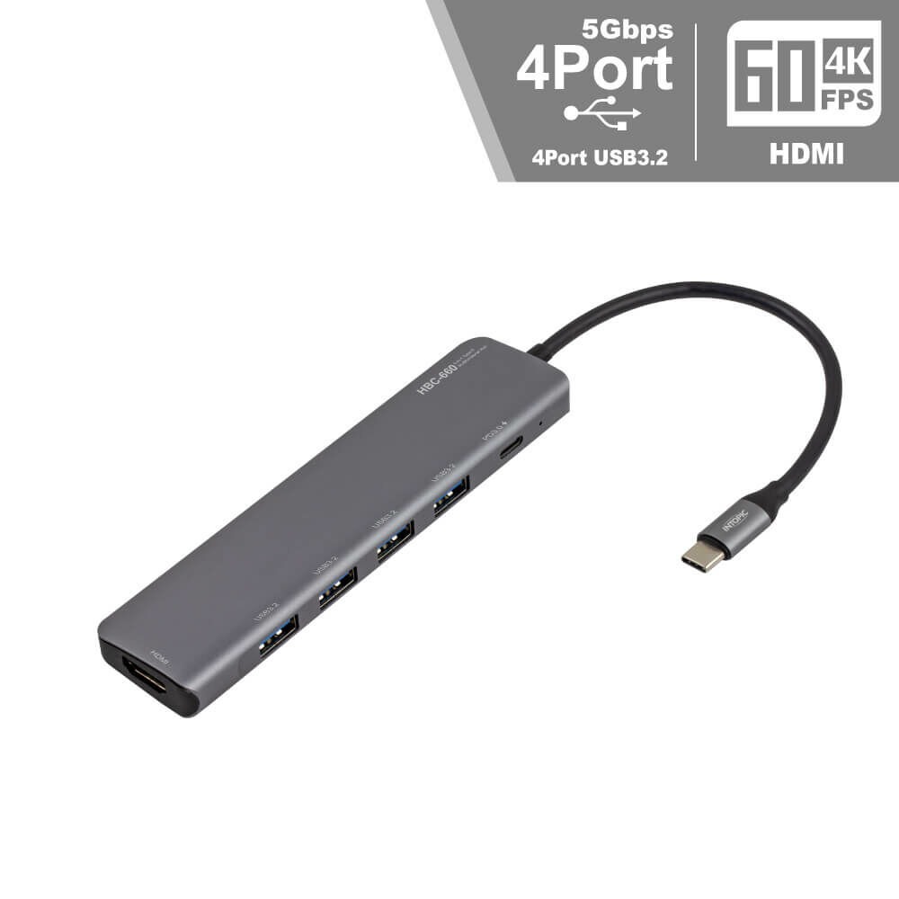 六合一Type-C多功能集線器 HBC-660
