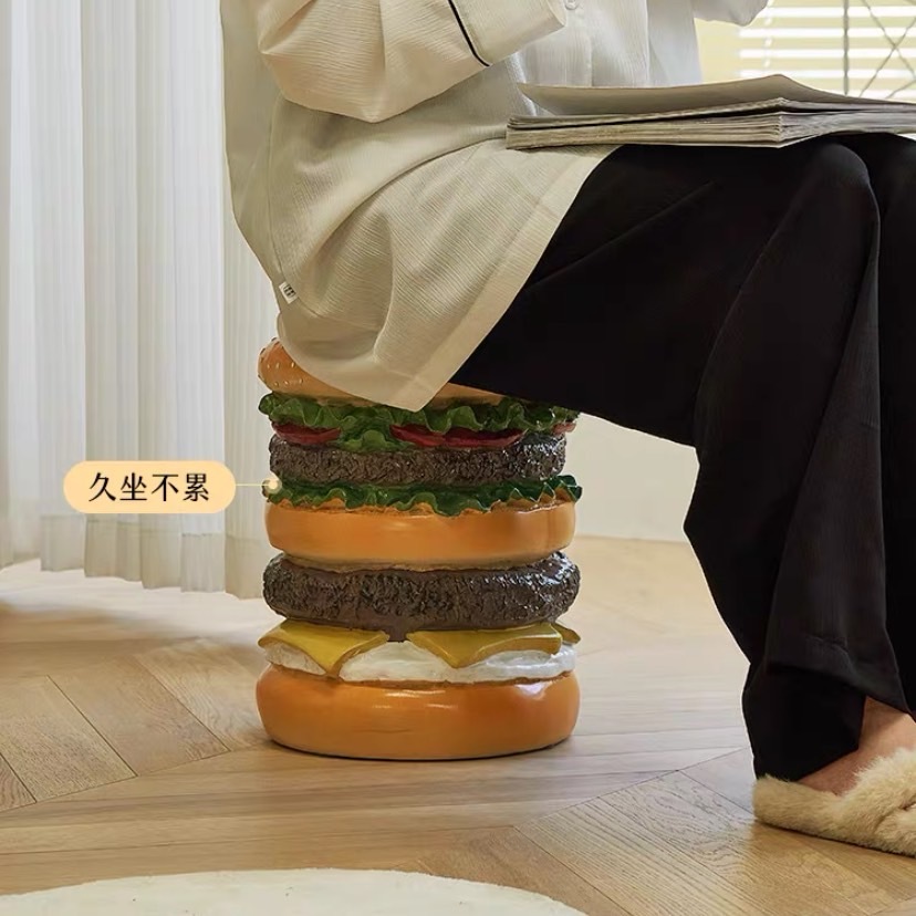 食物造型小板凳 創意小物 INS風擺件