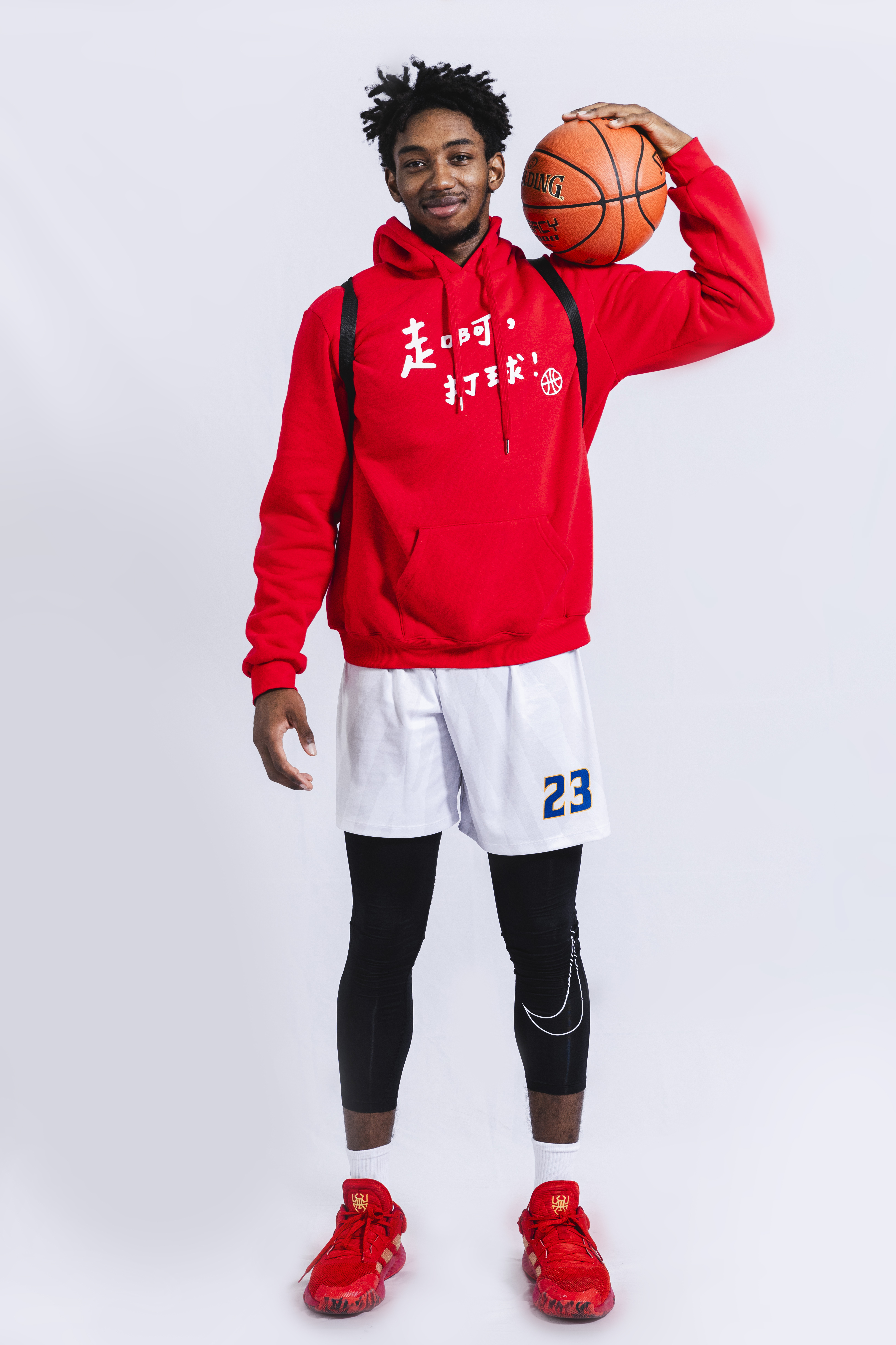 走啊，打球(籃球) - 標語帽T (共7色)