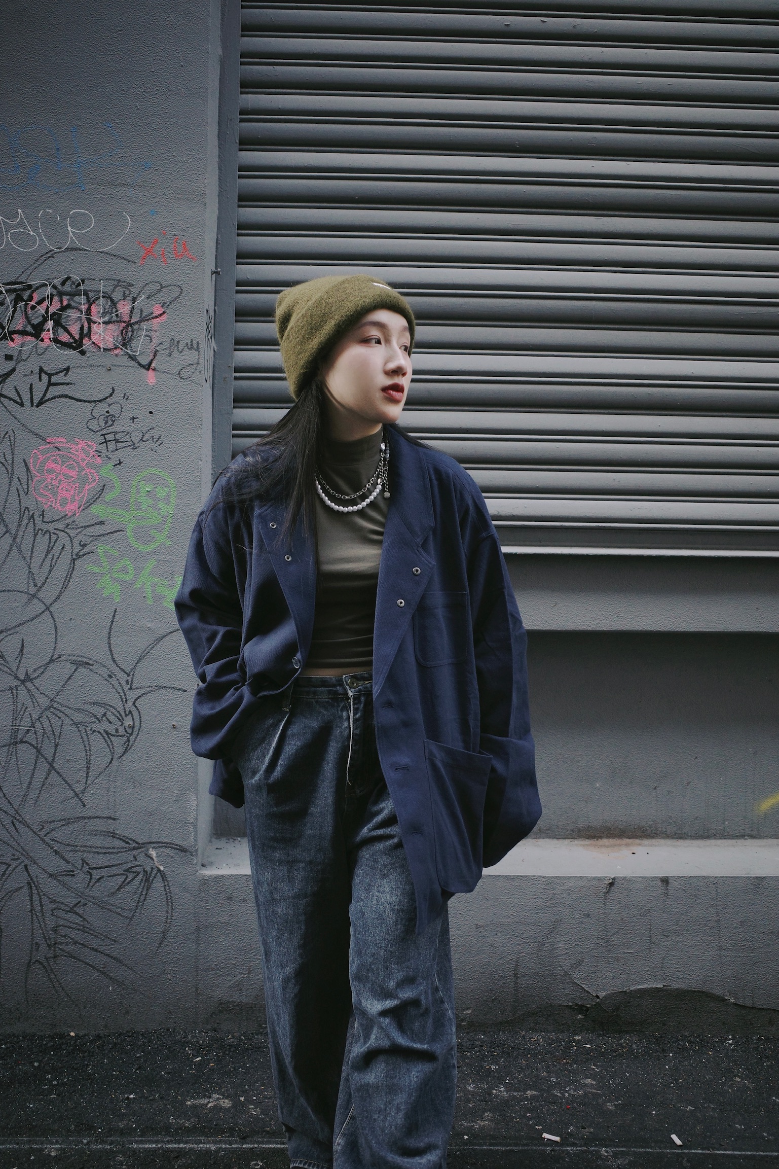 <快速出貨> NAUTICA 休閒西外套 深藍