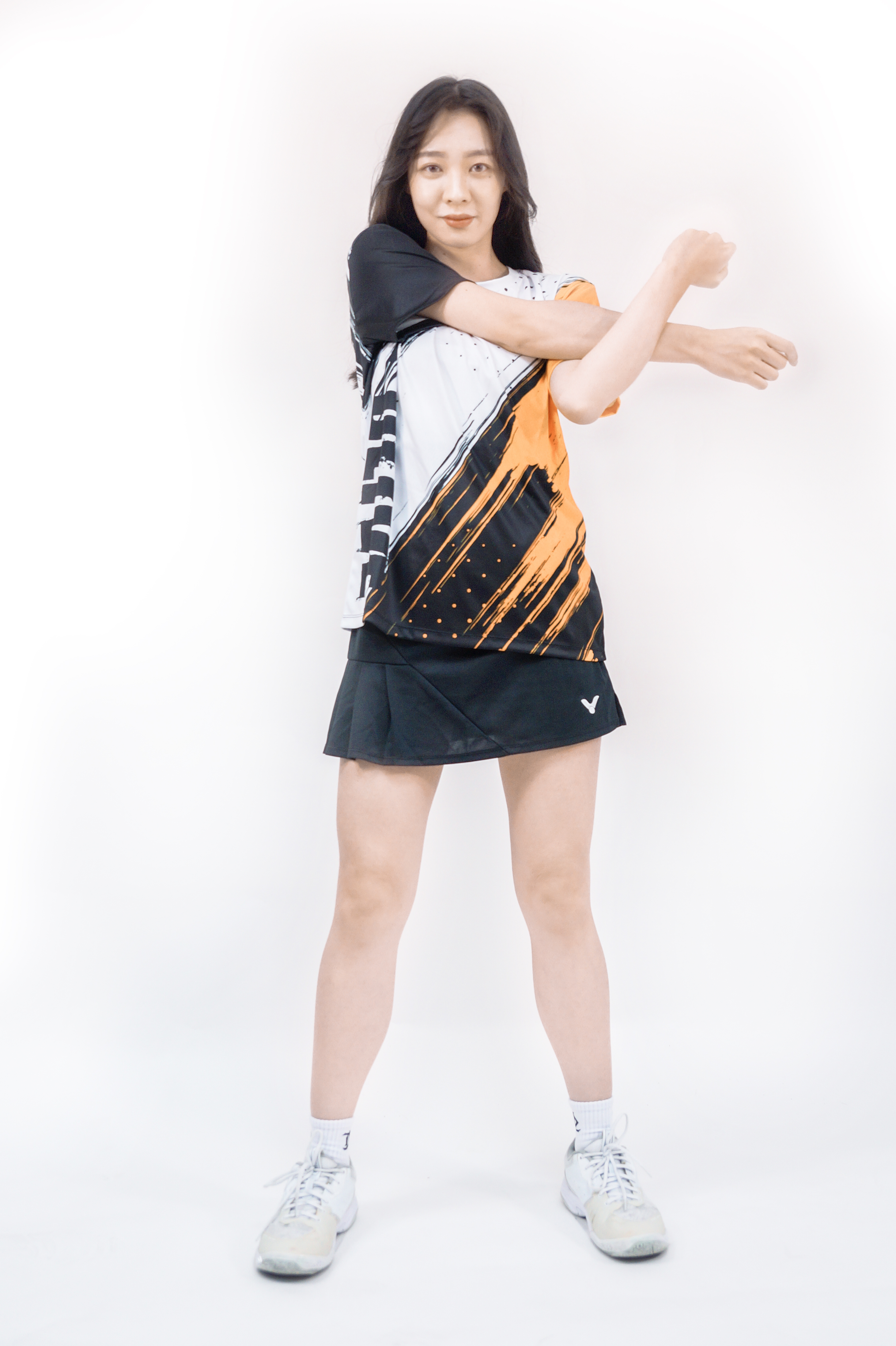 昇華圓領羽球服 - 墨跡