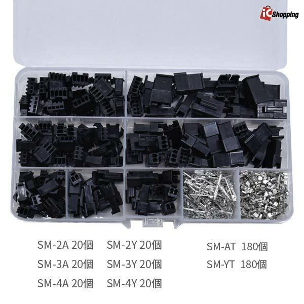 SM杜邦接線端子,2.54mm,連接器套件組,零件清單