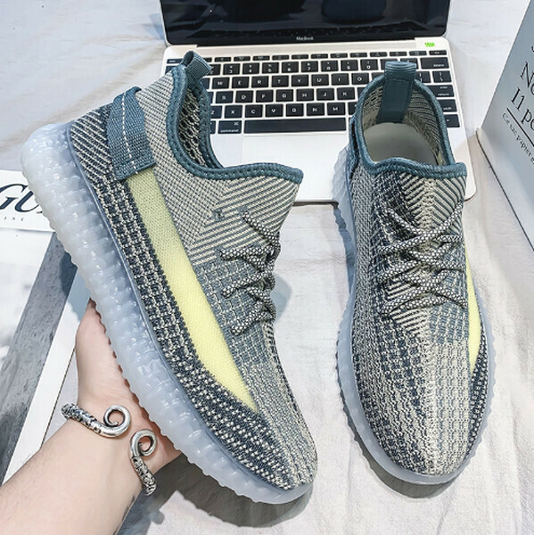Spring and summer breathable fly knit sneakers casual coconut cloth shoes