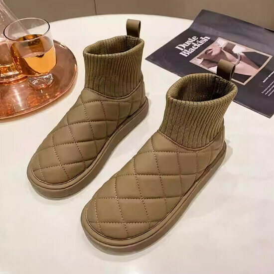 Velvet and thickened bread cotton boots (upgraded version)