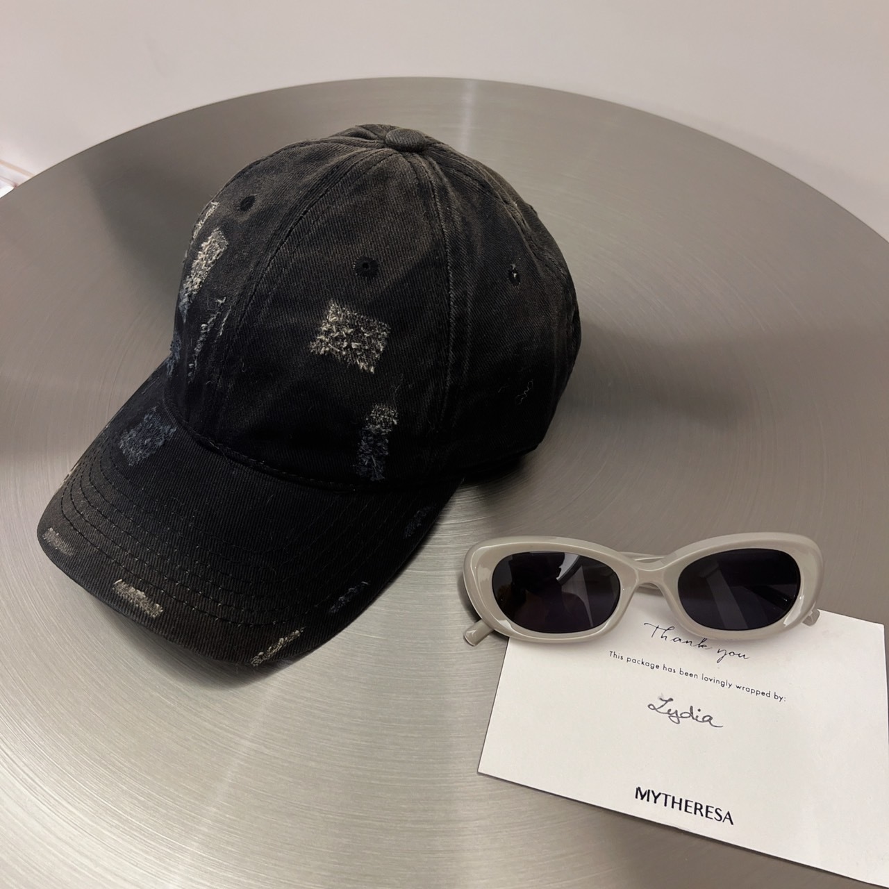 水洗刷破老帽/單一色