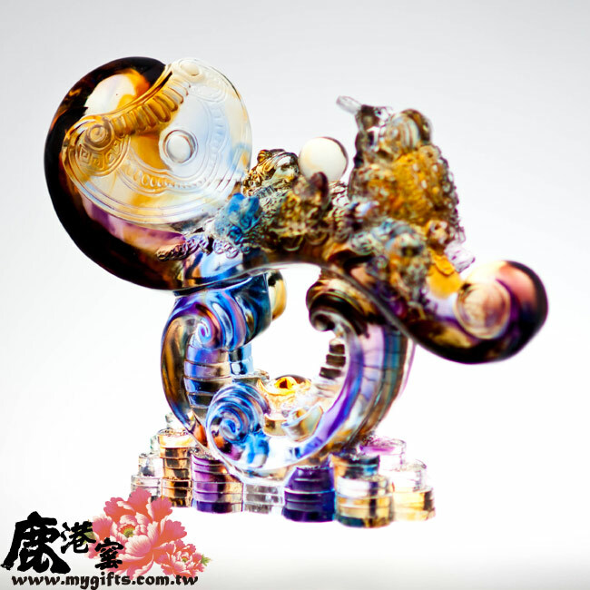 招財如意金蟾蜍琉璃擺飾｜開運聚財 招福納吉的珍藏選擇