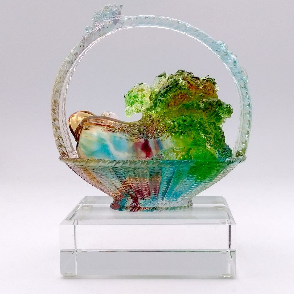 百財聚來琉璃獎牌｜風生水起招財納福 風水擺設首選