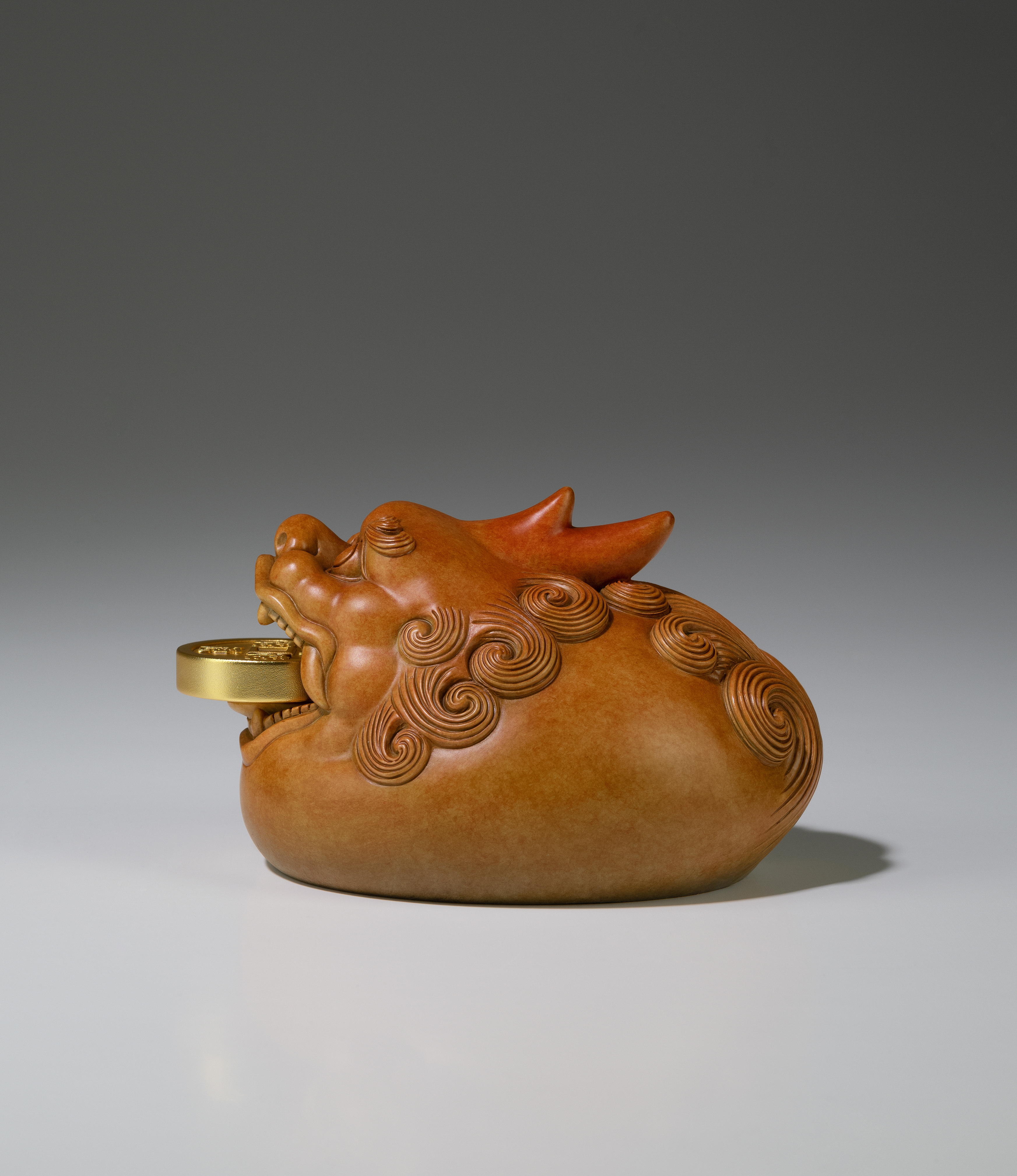 戰國 時代・青銅器 收藏 【青銅 瑞獸 聚財富 天祿神獸 招財祥瑞