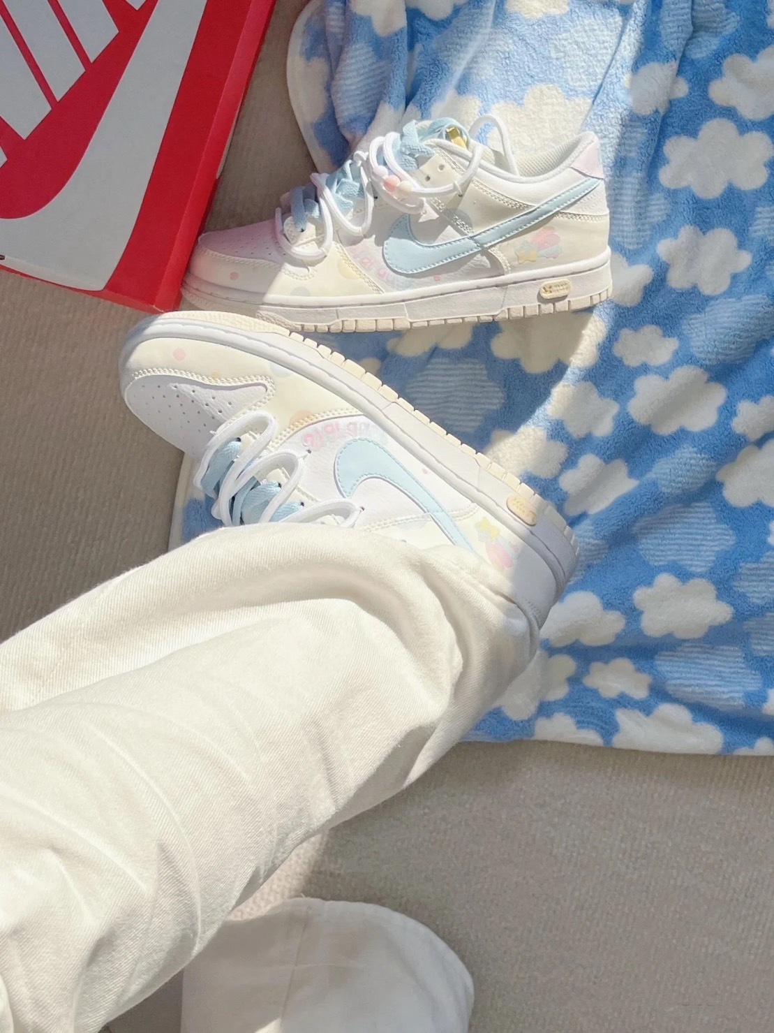 NIKE DUNK LOW "PAISLEY PRINT" 七彩夢 GS 訂製款