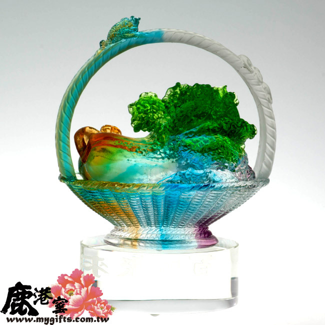 百財聚來琉璃獎牌｜風生水起招財納福 風水擺設首選