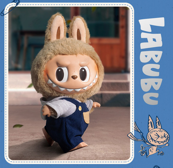 Pop Mart 搪膠毛絨公仔- The Monsters LABUBU Time to Chill