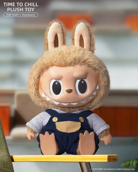 Pop Mart 搪膠毛絨公仔- The Monsters LABUBU Time to Chill