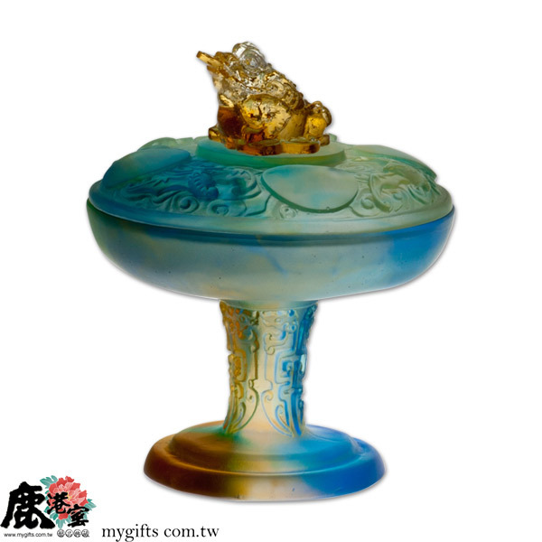 居家開運琉璃金蟾蜍香薰｜招財擺飾 提升運勢 送禮推薦