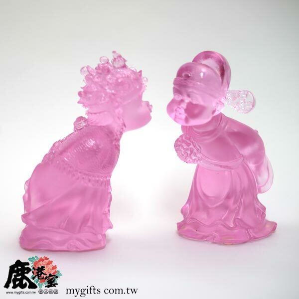 雙喜娃娃琉璃擺飾｜百年好合喜氣盈門 新婚送禮幸福加倍