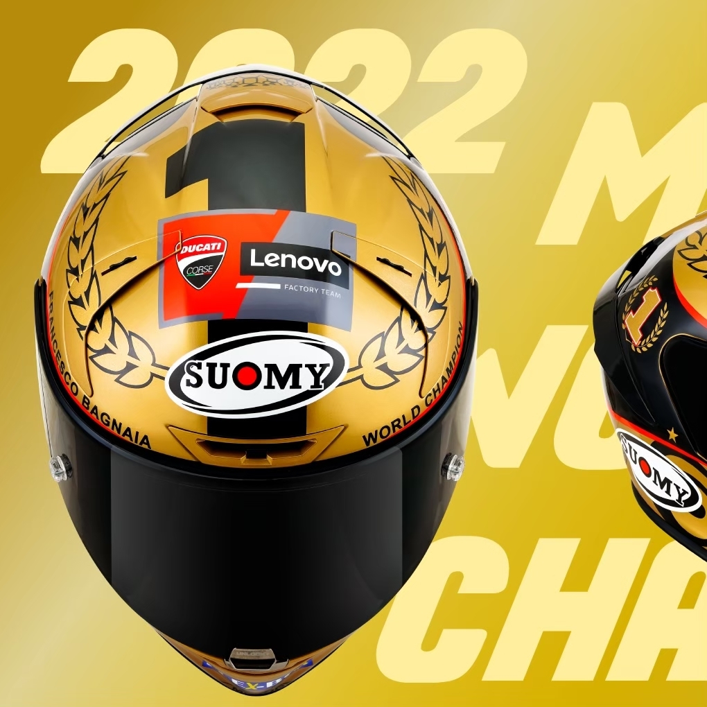 SUOMY SR-GP #63 2022 冠軍帽 全罩 PECCO Bagnaia FB63