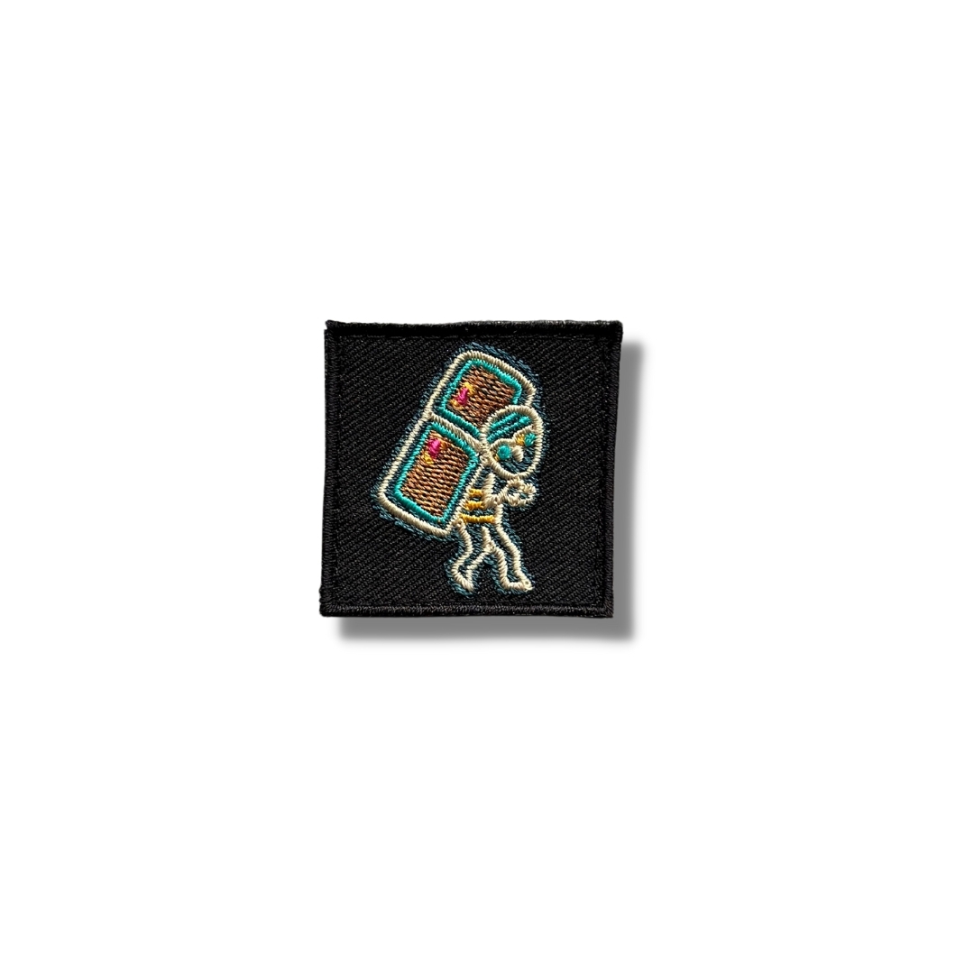 《不顧現實之依然可愛》刺繡魔鬼氈-方形