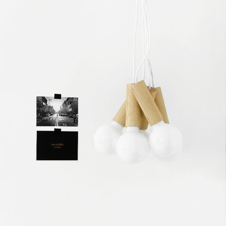 CHERRY Pendant Lamp | 木製磁性組合吊燈 | 原木色