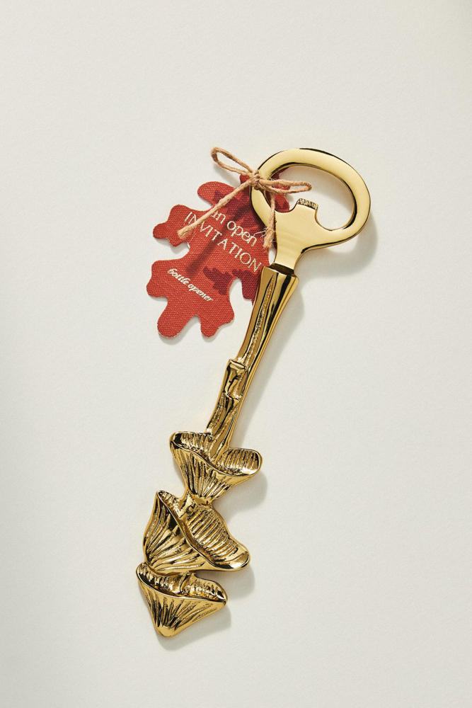Gold Mushroom Bottle Opener 美國金色開瓶器