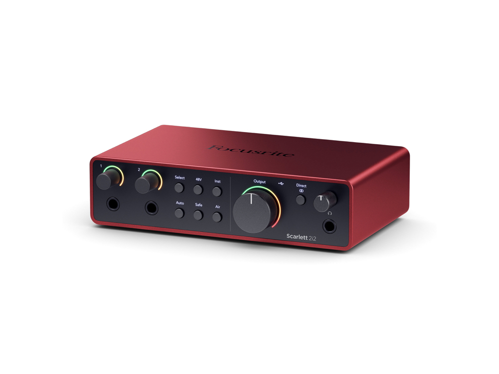 Focusrite - scarlett-2i2 4th 錄音介面 USB錄音 錄音設備