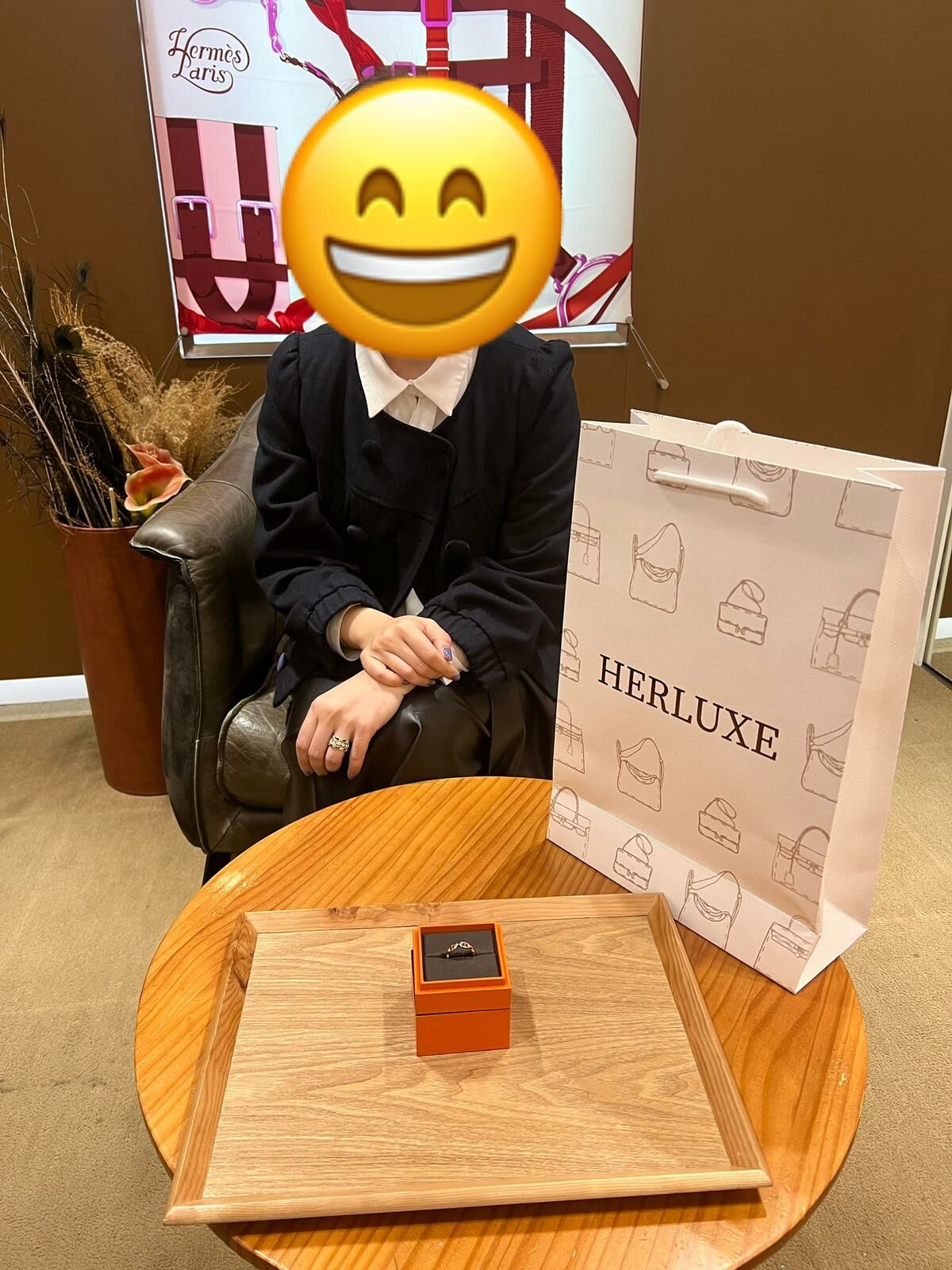 【 感謝支持 】爽快靚靚到店買咗豬鼻戒指💍 size剛好🥰 靚靚好鐘意❤️ 多謝你嘅支持🫶