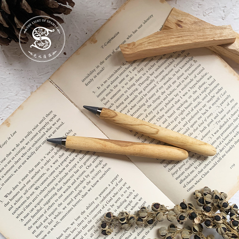 手工製作印加聖木合金鉛筆 招財避邪隨身在手-光之薩滿