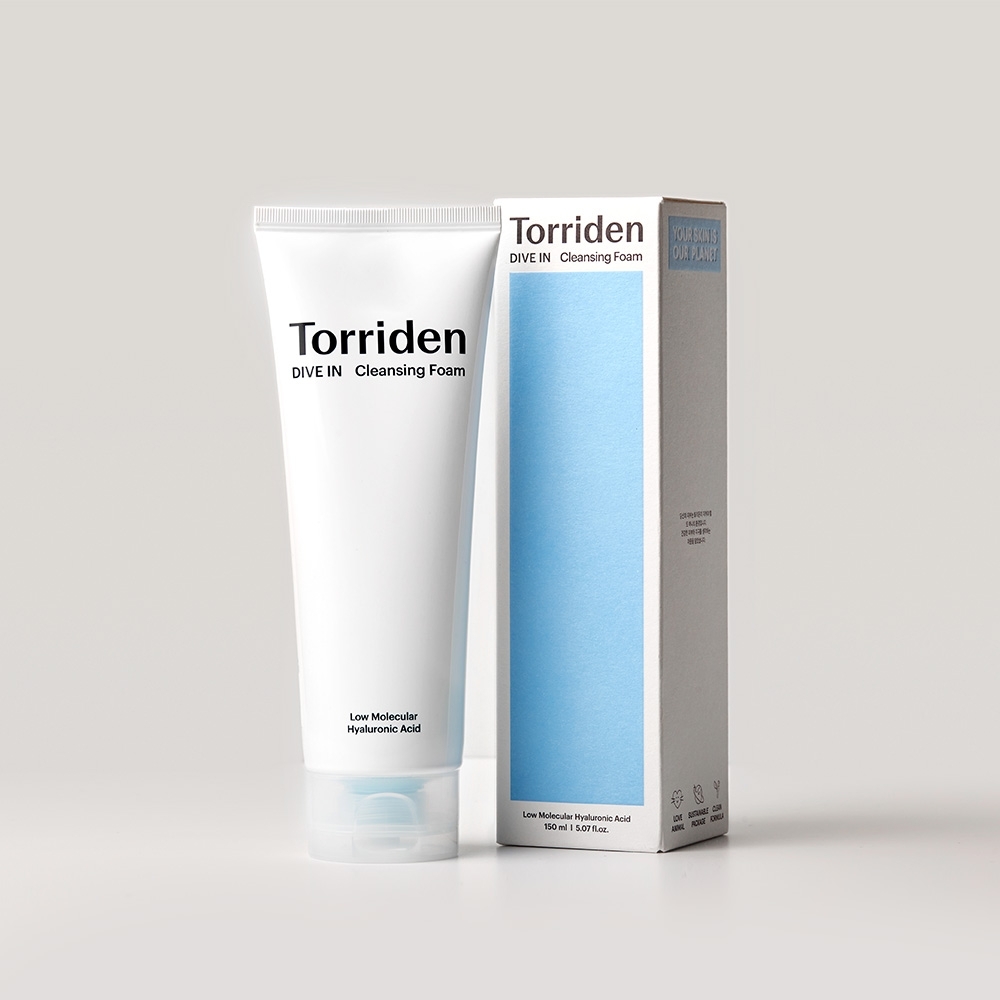 [Torriden] DIVE IN LOW MOLECULAR HYALURONIC ACID CLEANSING FOAM 微分子玻尿酸弱酸洗面乳