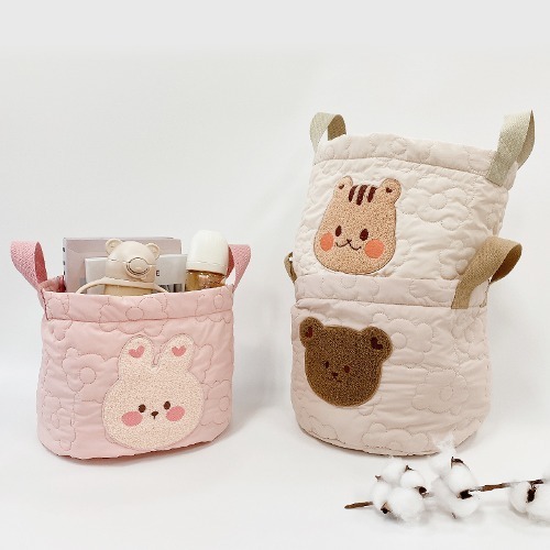 Flower花連綿絎縫系列-收納筐