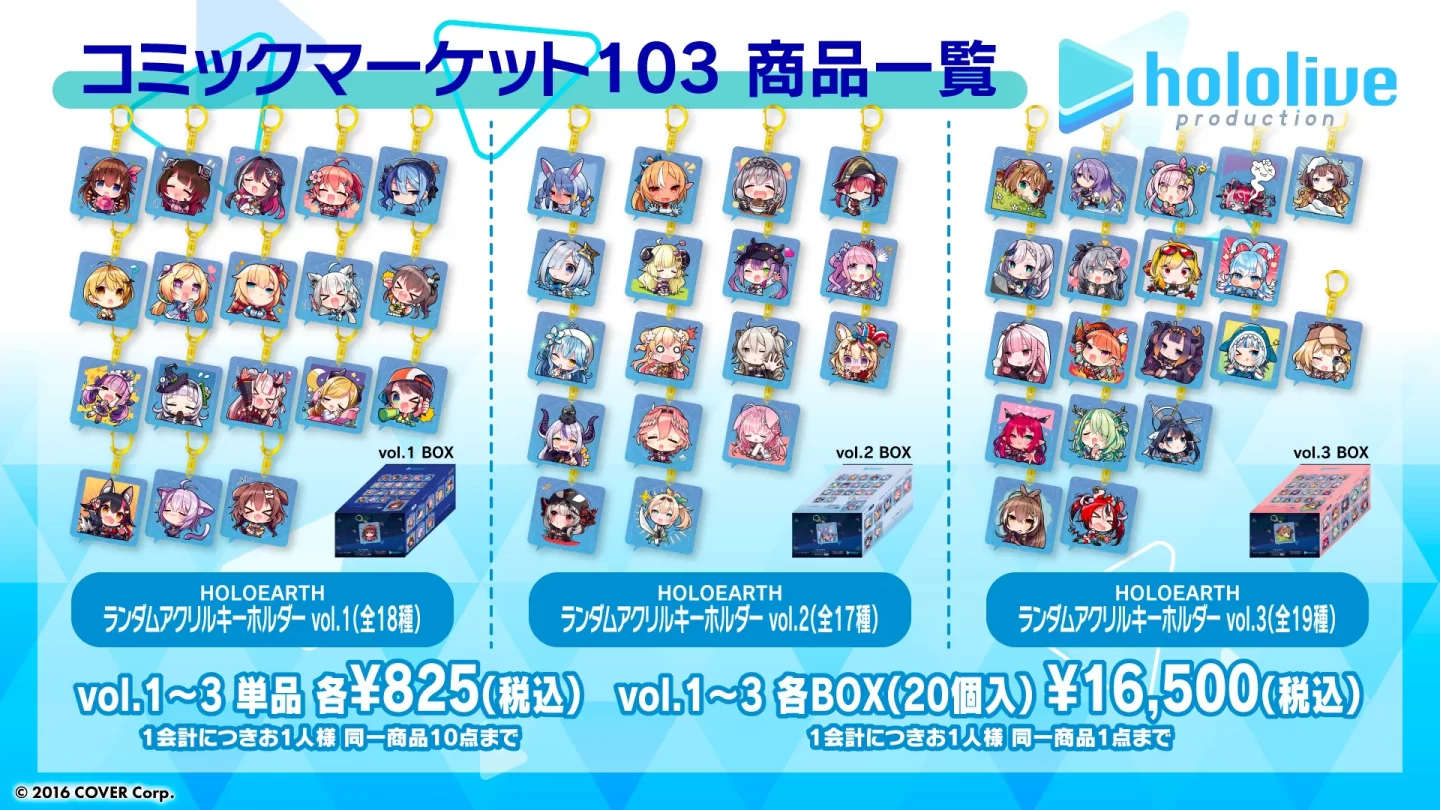 「官方代購」Hololive HoloEarth 亞克力掛件