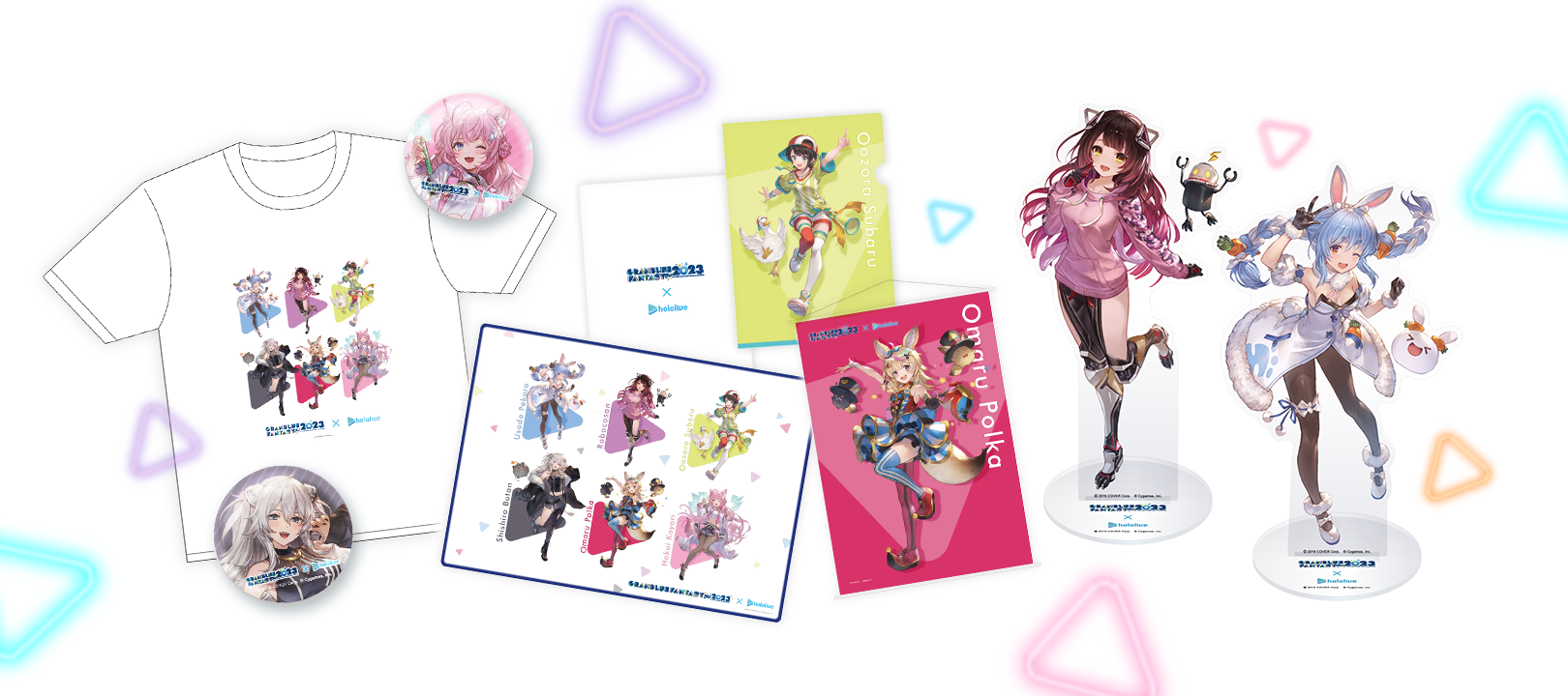 「官方代購」Hololive Granblue Fantasy 2023 通販周邊 🤖🚑👯‍♀️♌🎪🧪