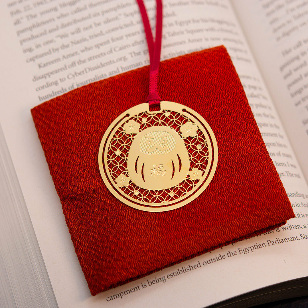 達摩 金屬書籤｜日本東洋精密工業