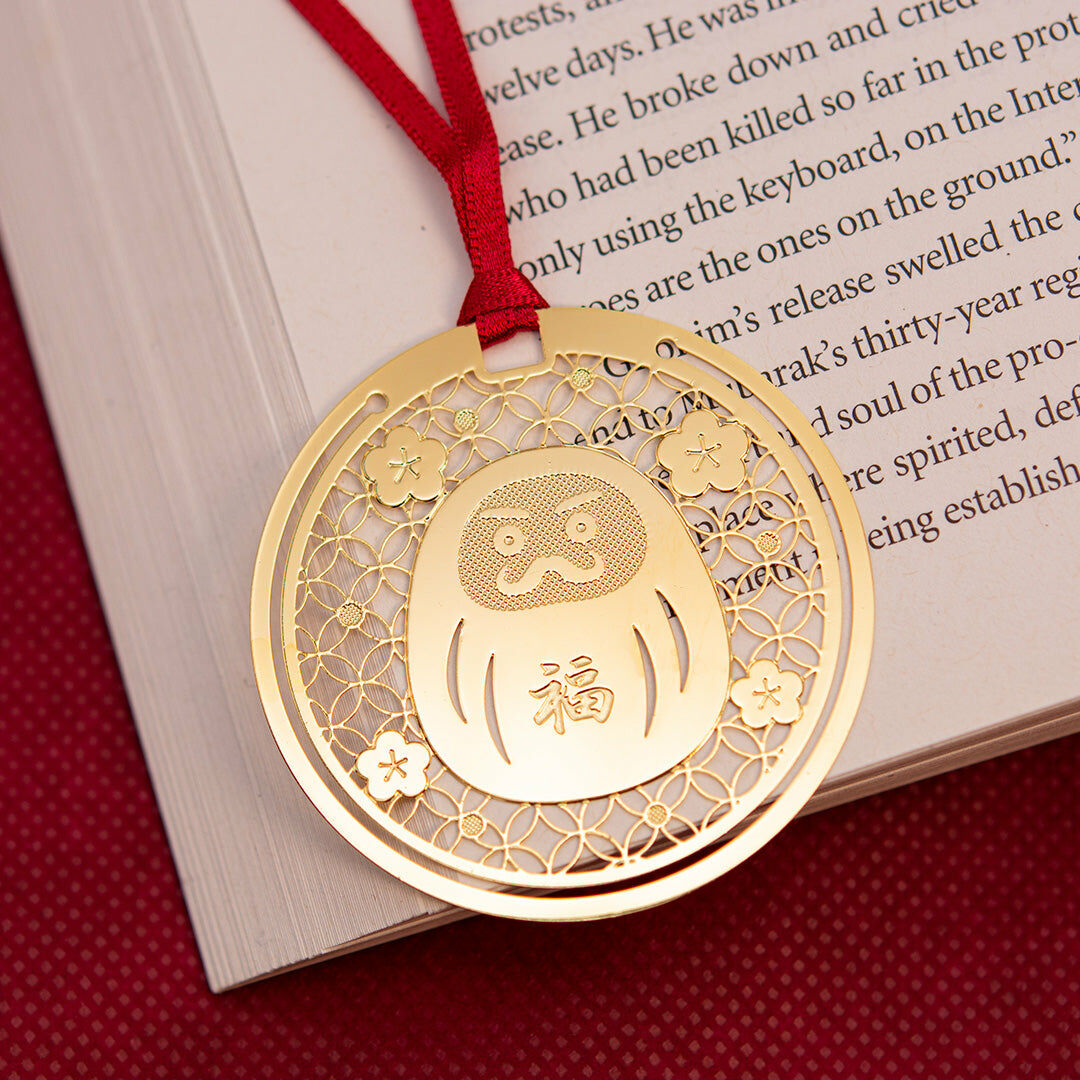 達摩 金屬書籤｜日本東洋精密工業