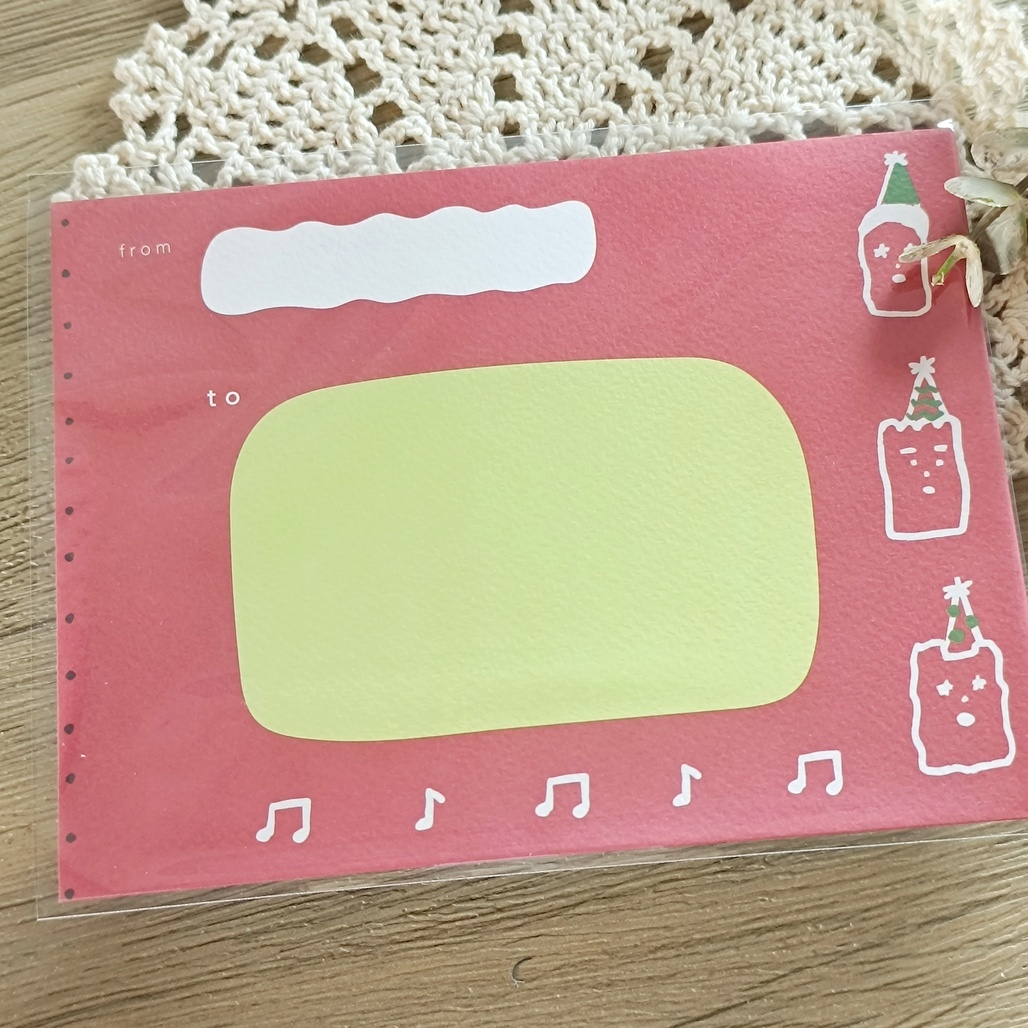 馬卡龍腳趾．聖誕糖果店 信封 1入/8入