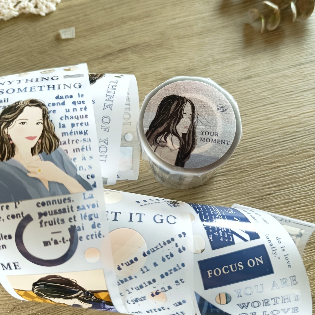 紙上旅行 x Lanarte．Your moment 5cm霧面PET膠帶 <整捲/分裝>