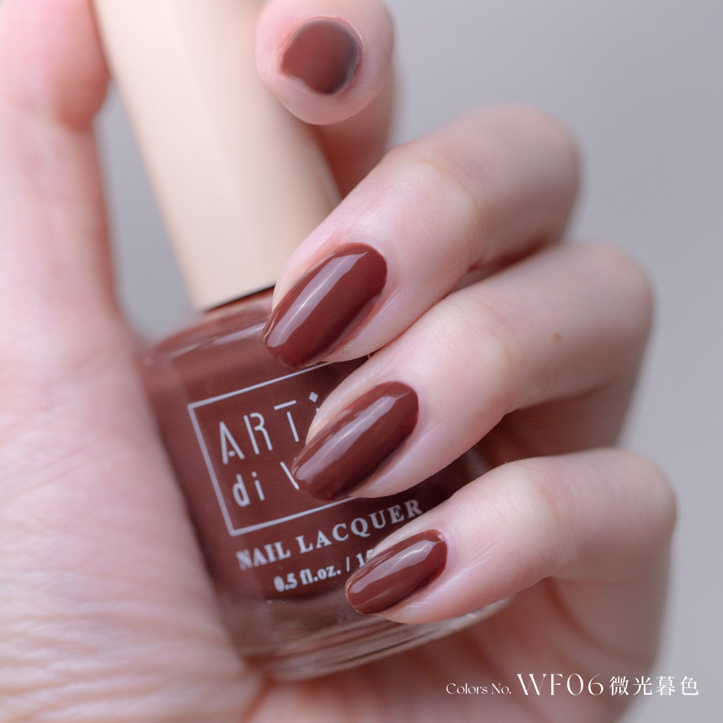 w/f 浪花花藝 × ARTiS di Voce 指甲油 WF06 微光暮色