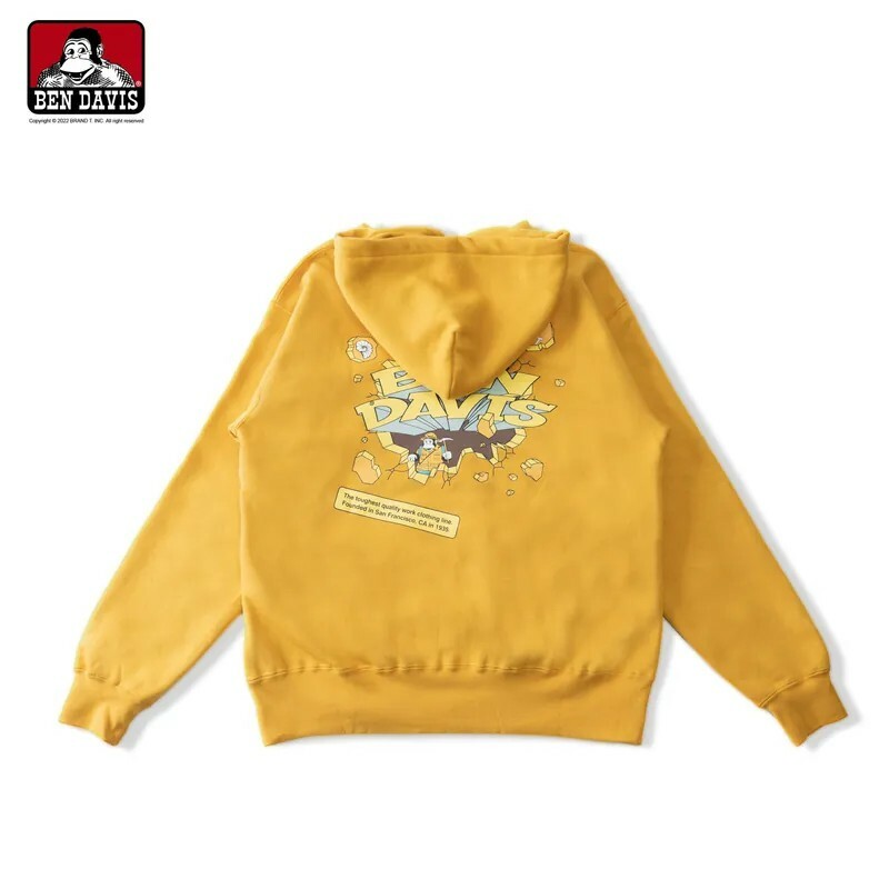 【 BEN DAVIS | BREAK THE WALL HOODIE 猿人礦工帽TEE 2色】