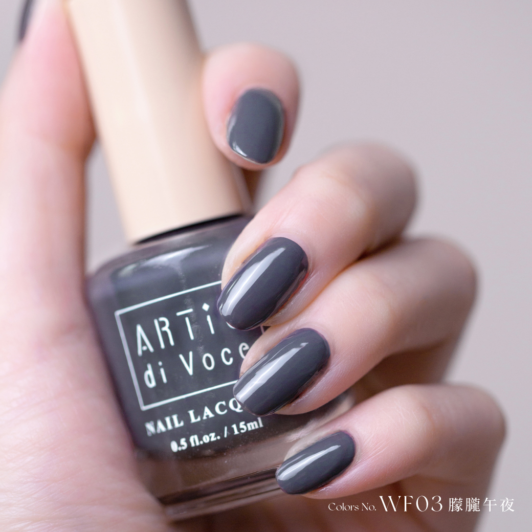 w/f 浪花花藝 × ARTiS di Voce 指甲油 WF03 朦朧午夜