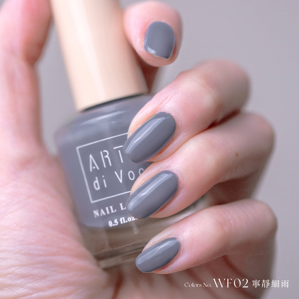 w/f 浪花花藝 × ARTiS di Voce 指甲油 WF02 寧靜細雨