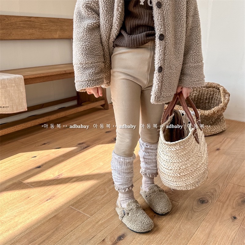 假兩件拼接堆堆感加絨內搭褲