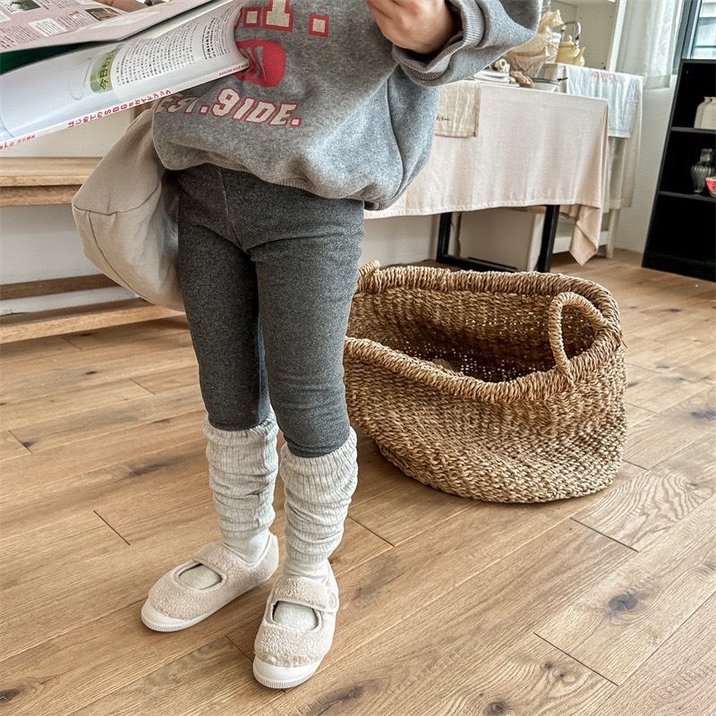 假兩件拼接堆堆感加絨內搭褲