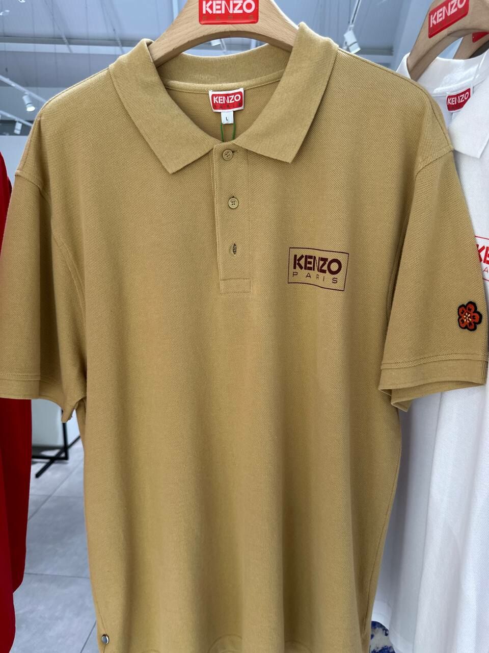 [S] KENZO PARIS CLASSIC POLO,BROWN, C65PO003-4PU-11 (SK114)