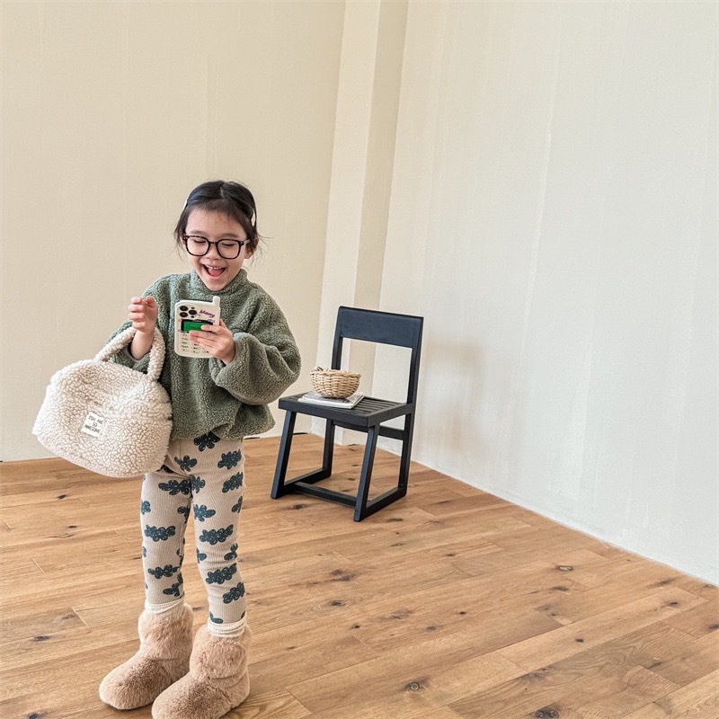 雲朵加絨內搭褲