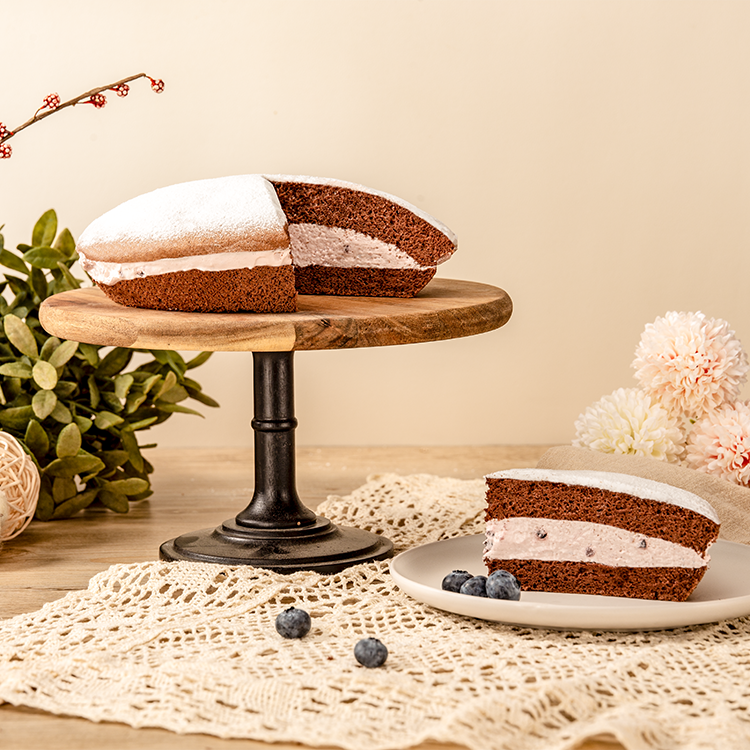 Blueberry Cocoa Boston pie｜8-inch cake