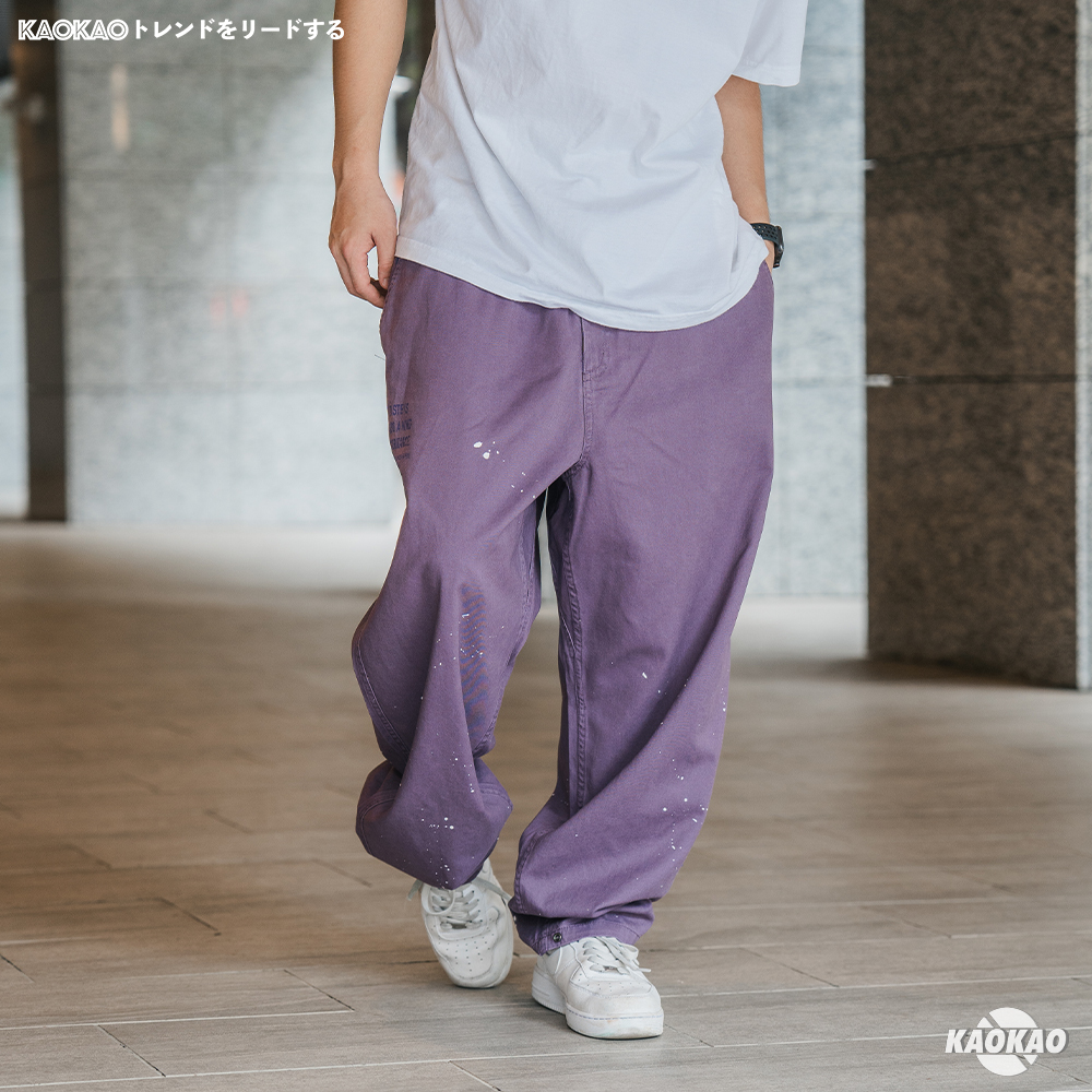 BLACK FLAG PAINT SPLATTER PANTS 潑漆水洗 工作長褲【JBF23P008】