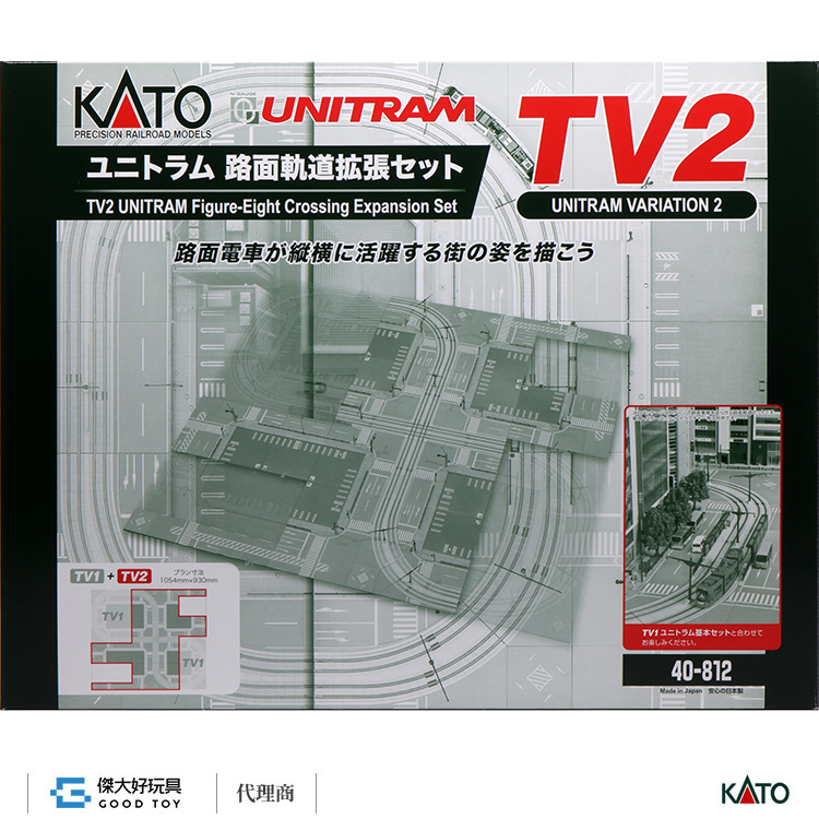 KATO 40-822 ユニトラム 路面軌道拡張セット 街並 KATO 40-822 ユニトラム 路面軌道拡張セット 街並 | PAINZ SHOP