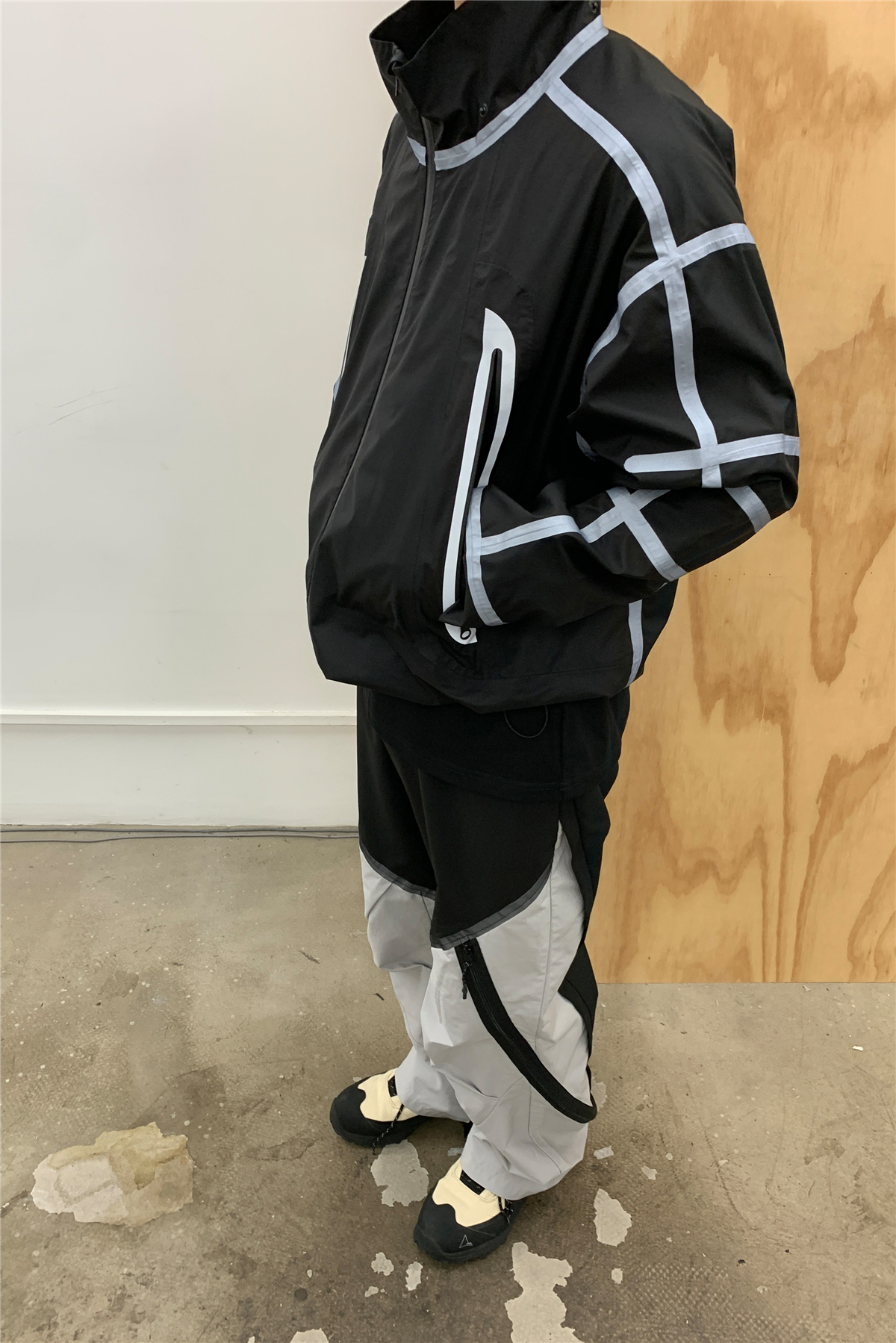 Pupil Travel 挺括棉感反壓膠軟殼立裁運動戶外衝鋒衣夾克