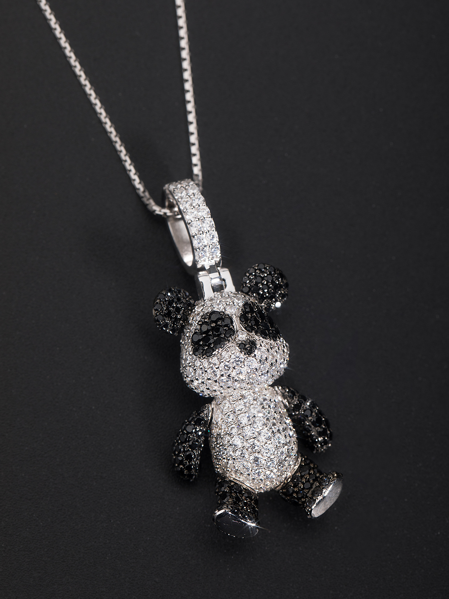 Ｑ版熊貓立體項鍊