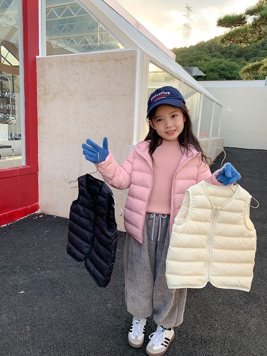 糖果色輕量鴨絨外套/背心